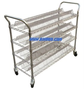 3W-98064B SMT Reel Lưu Trữ Giỏ Hàng Xe Đẩy Để Bán Sử Dụng Công Nghiệp - Product Image 3