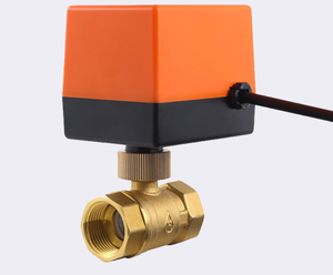 Nouveau Robinet à bille d'origine 1/2" 3/4" 1" pour applications aquatiques, support OEM, en laiton, trois fils, deux commandes, 12V/AC 220V, 0-16 bars - Product Image 2