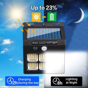 Lámpara Solar COB SMD para Exteriores, 3 Modos de Luz, Impermeable, con Sensor de Movimiento, Iluminación de Seguridad, Farola Solar LED - Product Image 3
