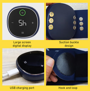 Top One Breathable Electronic <b>Vibration</b> Lumbar Back Heat Massage Belt for Waist Relieves Menstrual Cramps Uterus Discomfort - Product Image 6