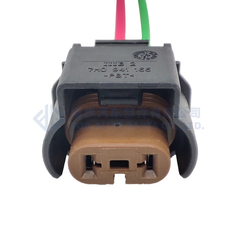 0090-136 Auto Fog Light Connector Plug Socket Auto waterproof connector 7H0941165 For Jetta Golf MK6 Passat Tiguan 7H0941165