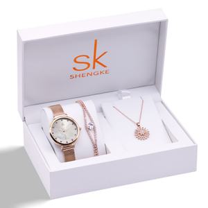 OEM Women's Luxury Fashion <b>Set</b> Butterfly Element Quartz Wristwatch Alloy Case Glass Pointer Movement Necklace Sport Business - Product Image 6