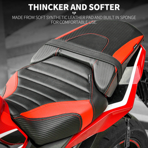 XXUN Selle de moto avant modifiée pour <span class=keywords><strong>Honda</strong></span> CB650R CBR650R <span class=keywords><strong>2019</strong></span> 2020 2021 2022 2023 - Product Image 2