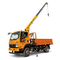 Grue mobile télécommandée HAOY de 3,2 tonnes, type plateforme, montée sur camion pour éclairage public