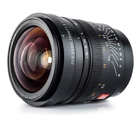 20mm F1.8 Wide Angle Manual Focus Fixed/Prime Lens Full Frame Large Aperture Camera Lens for Sony E Mount DSLR A7 A7III