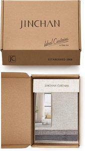 Muestra <span class=keywords><strong>de</strong></span> Tela <span class=keywords><strong>de</strong></span> Cortina Opaca Personalizada Jinchan <span class=keywords><strong>para</strong></span> Dormitorio y Sala <span class=keywords><strong>de</strong></span> Estar, Textura <span class=keywords><strong>de</strong></span> Lino, Oscurecedora <span class=keywords><strong>de</strong></span> Habitaciones - Product Image 3