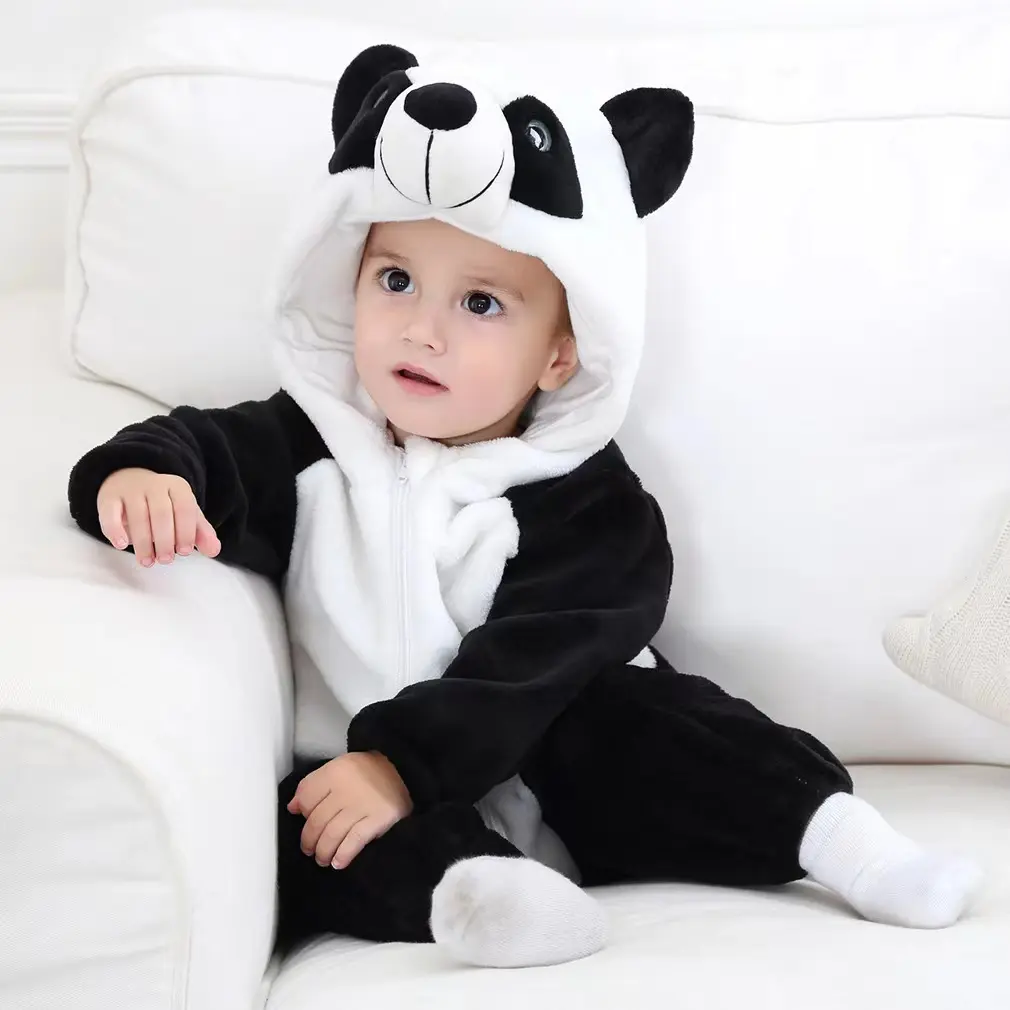 Baby Stram pler Winter Löwe Kostüm Mädchen Jungen Kleinkind Tier Jumps uit Kleidung Pyjamas Kinder Overalls Robe Bebes