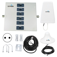 Amplificador de Señal Móvil de 6 Bandas, Kit Completo, 700-2600 MHz, Repetidor 3G 4G 5G, Compatible con los Estándares B28 B20 B8 B3 B1 B7