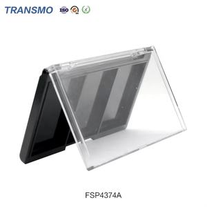 Boîte à poudre carrée en plastique vide, contenants à blush personnalisables avec logo, flacon vide pour poudre, palette à fards à paupières vide - Product Image 6