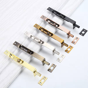 Perangkat keras keamanan baja nirkarat bahan pintu masukkan baut 4/6/8/10/12 inci selot pintu kayu - Product Image 1