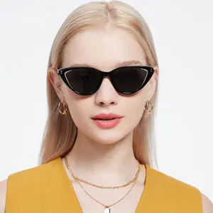 Италия дизайн Сделано в Китае трендовые солнцезащитные очки дизайнеры Cateye женские солнцезащитные очки