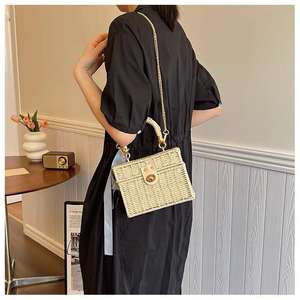 Nouveau Sac à Bandoulière Bohème en Paille Tressée à la Main pour Femme 2026 - Product Image 2