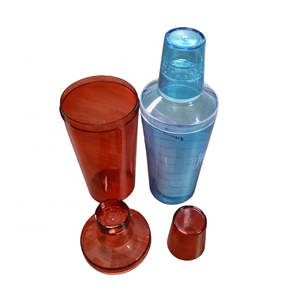 Offre Spéciale <span class=keywords><strong>Shaker</strong></span> à cocktail en plastique transparent de 20oz avec de nouveaux outils de barman <span class=keywords><strong>Bacardi</strong></span> <span class=keywords><strong>Shaker</strong></span> Cap - Product Image 4