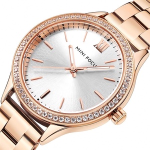 Reloj de Lujo para Mujer, Moderno, Resistente al Agua, con Cristales, Regalo para Chicas, Reloj de Cuarzo, Reloj MF0043 - Product Image 3