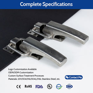 Mini-Kippverschluss Verstellbarer Hakenverschluss Hochbelastbarer Kippverschluss Edelstahl Industrie <span class=keywords><strong>Marine</strong></span>-Schloss - Product Image 2