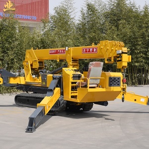 New 3 tấn 5 tấn 8 tấn 10 tấn cần cẩu xây dựng Mini <span class=keywords><strong>Crawler</strong></span> Spider <span class=keywords><strong>Crane</strong></span> với điều khiển từ xa - Product Image 2