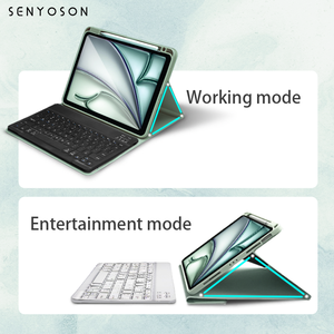Syx Ipad 10.2inch 9/8/7 thế hệ có thể tháo rời từ Ipad bàn phím trường hợp với chủ bút chì đứng Folio bảo vệ Bìa trường hợp - Product Image 5