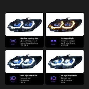 Éclairage de Voiture pour Phare de BMW E92 2006-2012, Phare <span class=keywords><strong>E93</strong></span> 330i 335i, Lampe Frontale DRL HID <span class=keywords><strong>Angel</strong></span> Eye, Accessoires de Faisceau Bi-Xénon - Product Image 2