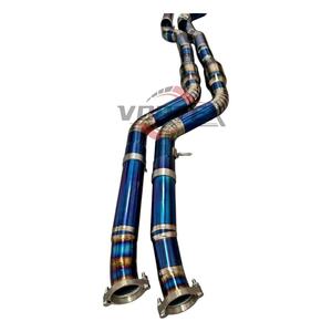 Pot d'échappement Valvetronic en titane bleu brûlé personnalisé Vortex pour BMW F80 M3 F82 M4 2014-2018, amélioration du son. - Product Image 5