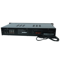 Amplificateur audio PA à 6 canaux avec caisson de basses mélangeur de puissance sonore stéréo avec fonction BLTS coque métallique durable