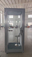Cabines acoustiques individuelles autoportantes pour bureau, gain de place, pour l'intimité, utilisation en école et en bibliothèque