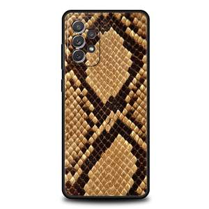 Bonita funda de teléfono de piel de serpiente de lujo para <span class=keywords><strong>Samsung</strong></span> A51 A71 A21S A12 A15 A25 A31 A41 A52 A32 A23 A33 A53 <span class=keywords><strong>A73</strong></span> A03S A05S A13 5G cubierta - Product Image 5