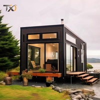 Tiny Villa Maison Conteneur Extensible avec Structure en Acier à Panneaux Sandwich Utilisation Hôtelière - Maison Mobile