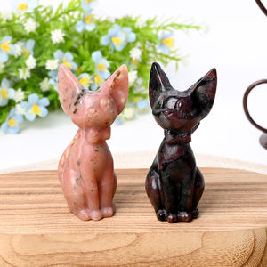 New Arrival High Quality Hand Carved Crystal Healing Abi <strong>Cat</strong> <strong>Figurines</strong> for Decoration - Product Image 4