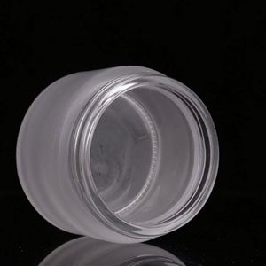 Environmental Bamboo Lid Frosted Cosmetic Glass Jars with Screw Cap for Skin Care Cream Lotion <b>Eye</b> Cream & Face <b>Mask</b> - Product Image 5