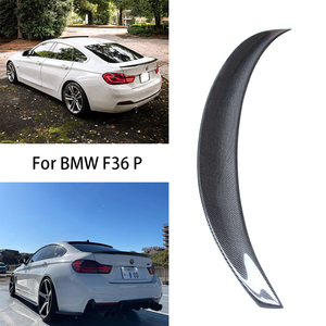 For 4 Series F36 4Door Cran Coupe P Style Carbon Fiber Rear Spoiler Trunk Wing 2014-2019 - Product Image 2