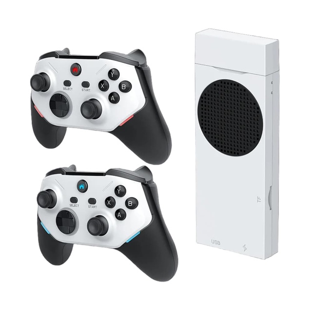 4K Retro  PS2 3D 30+ Emulators Octa Core 2.4G RGB Wireless Gamepads M88   TV Box Black White Game Console