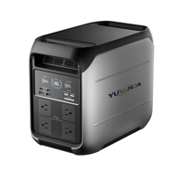 YUTANDA Multi Output Portable Power Station 1800W 1024Wh Baterai LiFePO4 Gelombang Sinus Murni BMS Perlindungan Penuh Mengisi Daya 9 Perangkat