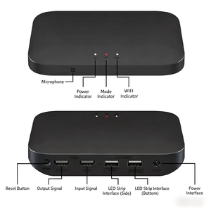 Kit de Retroiluminación para TV H*MI Sync Box, Luz Ambiental Inteligente RGBIC para TV, Tira LED DreamColor con Sincronización <span class=keywords><strong>Musical</strong></span> por WiFi para Cine en Casa - Product Image 6