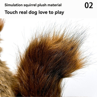 Nouvelle Simulation transfrontalière Simulation d'écureuil Animal de compagnie Animal sauvage poupée chien compagnon poupée parlante