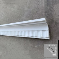 Corniche en plâtre, corniche en mousse, cadre de moulage, moulage de faux plafond pour la conception de maisons
