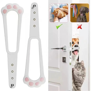 Porte battante réglable sans perçage pour animaux de compagnie, installation facile, support de porte pour chiens et chats, fournitures pour animaux, mobilier de camping - Product Image 2