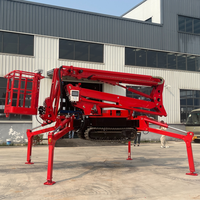 Plateforme élévatrice araignée articulée tout-terrain sur chenilles Spider Man 16m 18m 22m 24m 27m 36m 43m 50m