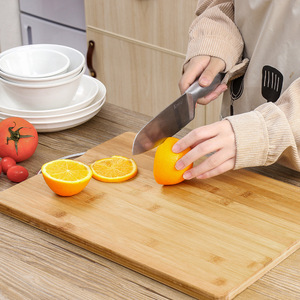 Nourriture végétale viande fromage pain pizza accessoires de cuisine en <span class=keywords><strong>bois</strong></span> bambou coupe hacher boucher bloc conseil - Product Image 4