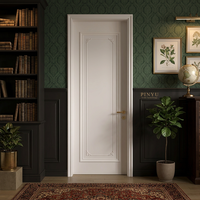 Armoire en bois massif de style français, couleur personnalisée, luxe léger, pour chambre à coucher, chambre d'hôtes, rénovation d'hôtel, kit de porte
