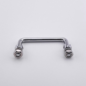 Industrial Equipment Handle Chrome Plated Folding Spring U Shape Round M10 A 5004M - Product Image 3