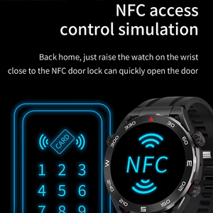 SK4 affaires montre intelligente paiement <span class=keywords><strong>hors</strong></span> <span class=keywords><strong>ligne</strong></span> NFC pression Altitude sport musique sommeil Tracker sans fil IP67 étanche NFC accès - Product Image 2