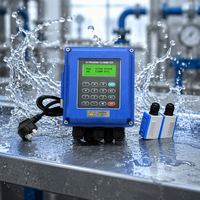 Medidor de Flujo de Agua Ultrasónico Yheng S M L con Sensores Digitales de Pinza para Tuberías, Montaje en Pared, 220V, para Líquidos y Aguas Residuales
