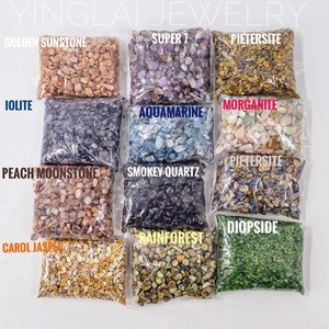 도매 천연 크리스탈 치유 돌 칩 민속 공예 크리스탈 석영 넘어진 자갈 - Product Image 2