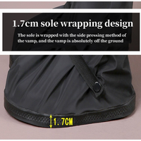 Botas De lluvia chaussures imperméables en Silicone pour les jours De pluie, bottes De pluie antidérapantes, chaussures De Camping, chaussures d'extérieur réutilisables