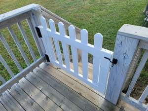 3ft H x 6ft B Hekwerkset Wit Vinyl Schutting Eenvoudige Installatie Buitenhek voor Achtertuin of Patio DIY Decoratief Hekwerk - Product Image 4