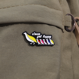 Pin de Esmalte O <span class=keywords><strong>Moet</strong></span> Happy, Broche de Animalito Colorido y Adorable, Insignia de Solapa, Joyería de Dibujos Animados, <span class=keywords><strong>Regalo</strong></span> para Niños, Suministro al por Mayor - Product Image 3