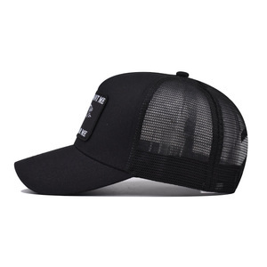 Nouvelle casquette de baseball transfrontalière en maille brodée motif poisson, 6 panneaux, réglable, unisexe, style Hip-Hop, personnalisable avec correspondance de couleurs - Product Image 3