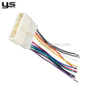 Harnais de câblage automobile 16 broches pour <span class=keywords><strong>autoradio</strong></span> <span class=keywords><strong>Clarion</strong></span>, <span class=keywords><strong>adaptateur</strong></span> d'installation stéréo de rechange, câble personnalisé en usine pour système audio de voiture - Product Image 6