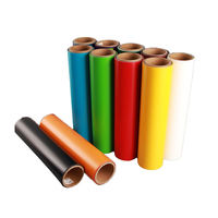 Vinilo Adhesivo Mate Permanente de PVC en Rollo para Corte, Personalizable, para Manualidades, Resistente a los Rayos UV y al Agua, Opaco, para Plotters