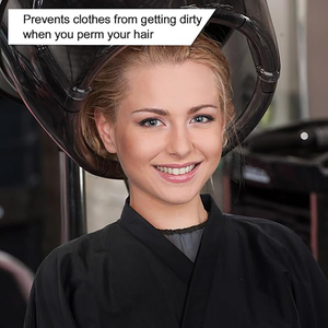 <span class=keywords><strong>Bata</strong></span> de Peluquería de Alta Calidad <span class=keywords><strong>para</strong></span> Salón de Belleza, Impermeable, de Poliéster, <span class=keywords><strong>para</strong></span> Corte de Cabello, Tipo Kimono, con Logotipo - Product Image 4
